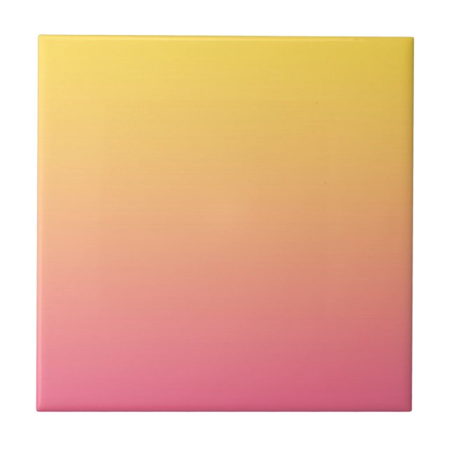 Gelbe Pink Farbe Fliese (Vorderseite)