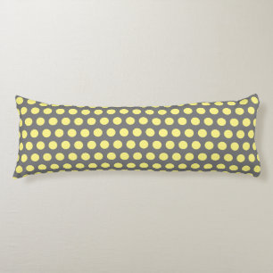 Gelbe Polka Dots Gray Custom Colors Cool Seitenschläferkissen