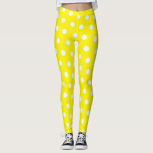 Gelbe Polka Dots Leggings