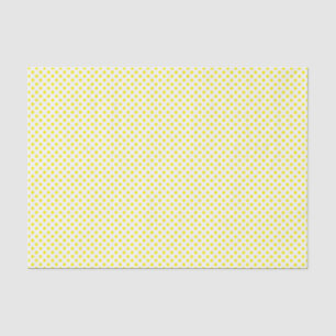 Gelbe Polka Dots Seidenpapier