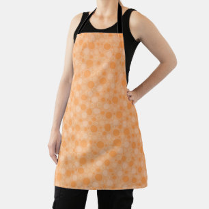 gelbe Polka-Punkte im Retro-Stil der sechziger Jah Schürze