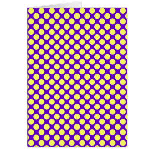 Gelbe Polka Punkte mit Lila Hintergrund STaylor