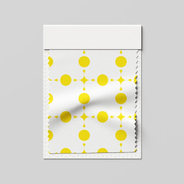 Gelbe Polka-Punkte, Polka-Dottern-Muster, Punkte,  Stoff (Von Creator hochgeladen)