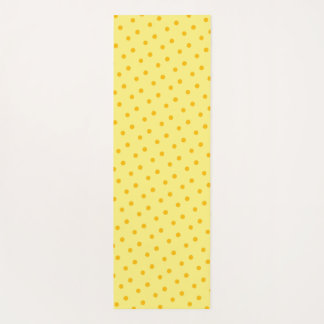 Gelbe Polka-Punkte Yogamatte