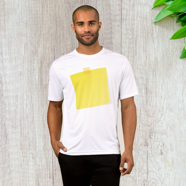Gelbe Post Es Hinweis Mens Active T-Shirt (Von Creator hochgeladen)