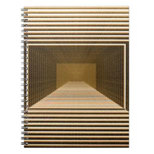Gelbe Pyramide, grafisches Desktop-Design Notizblock
