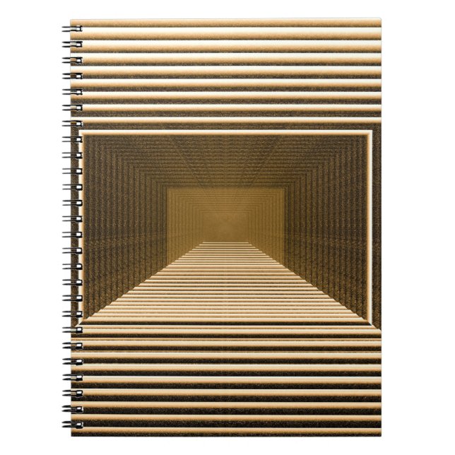 Gelbe Pyramide, grafisches Desktop-Design Notizblock (Vorderseite)