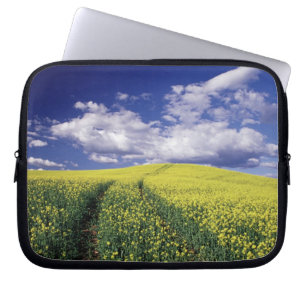 Gelbe Rapsfelder in Whitman County, Washington Laptopschutzhülle