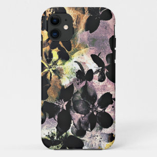 Gelbe rosa Blume Muster Blumengrafik Case-Mate iPhone Hülle