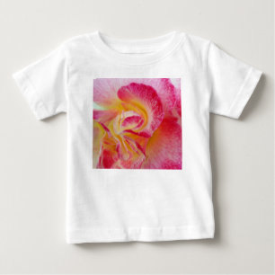 gelbe rosa Blütenblätter Baby T-shirt