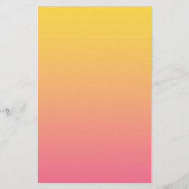 Gelbe Rosa Farbe Briefpapier