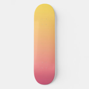 Gelbe Rosa Farbe Skateboard