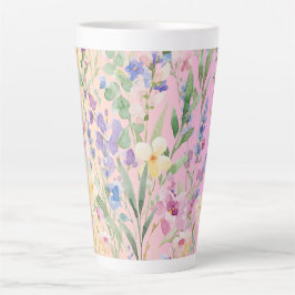 Gelbe Rosa Farbige Blumen Milchtasse