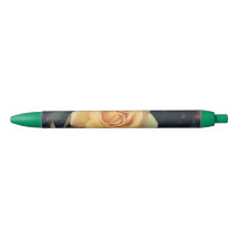 Gelbe Rose auf einem grünen Pen