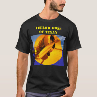 Gelbe Rose aus Texan (Nordamerika T-6 Texan) T-Shirt