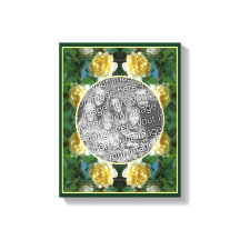 Gelbe Rose Blume Rahmen erstellen Sie Ihr eigenes