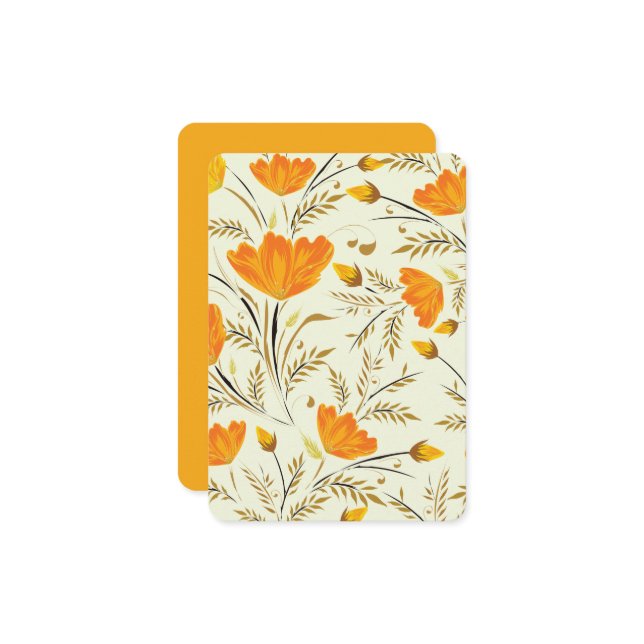 Gelbe Rose Dankeskarte (Vorderseite/Rückseite Beispiel)