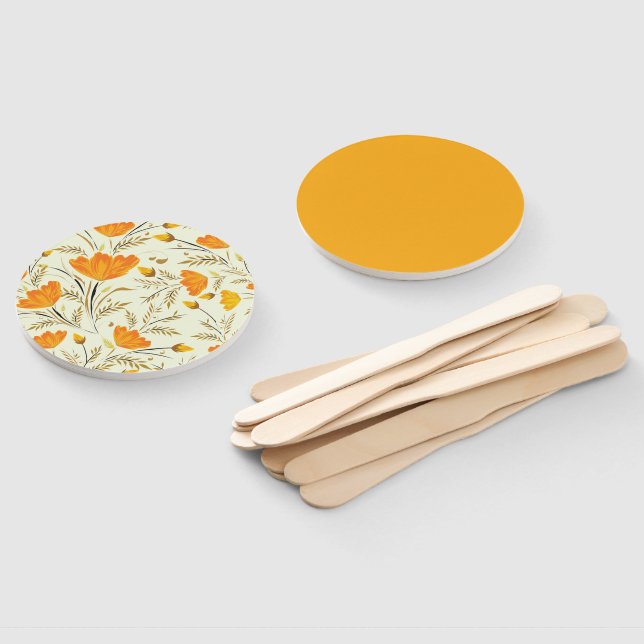 Gelbe Rose Fächer (Non-assembled)