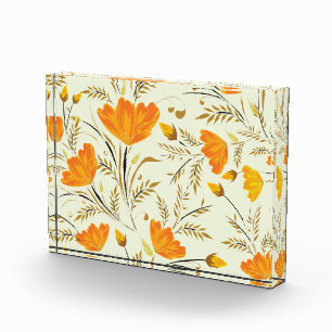 Gelbe Rose Fotoblock