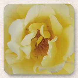 Gelbe Rose Getränkeuntersetzer