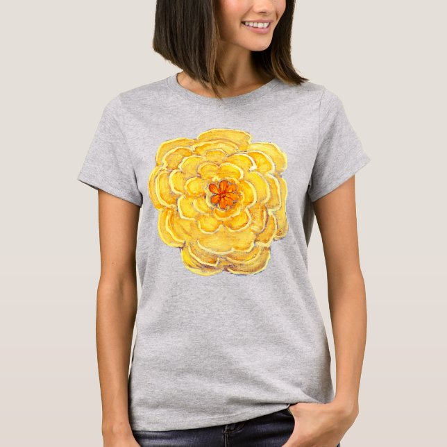 Gelbe Rose | Hilma af Klint | T-Shirt (Vorderseite)
