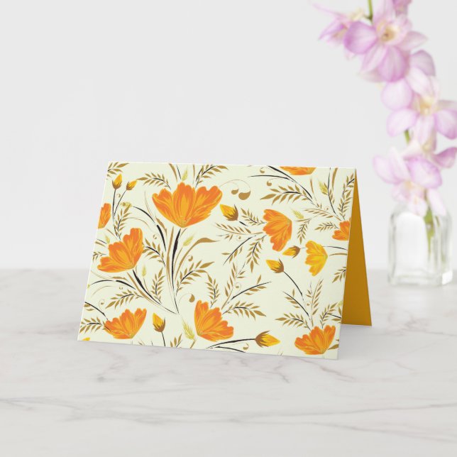 Gelbe Rose Karte (Orchidee)