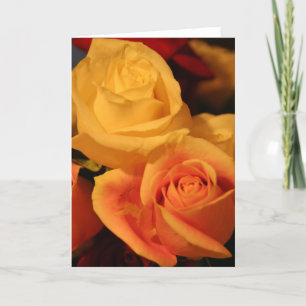 Gelbe Rose Karte