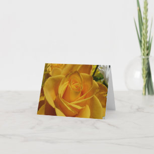 Gelbe Rose Karte