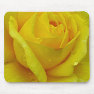 Gelbe Rose Mousepad
