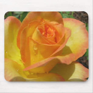 Gelbe Rose Mousepad