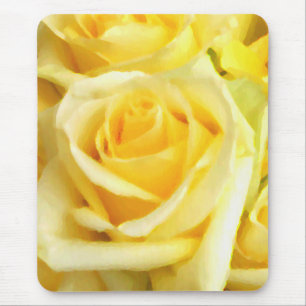 ,Gelbe Rose_ Mousepad
