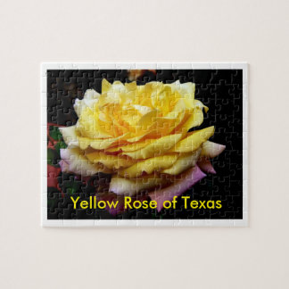 Gelbe Rose Puzzlen Texas Puzzle