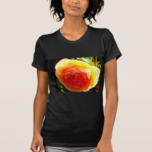 Gelbe Rose T-Shirt (Vorderseite)
