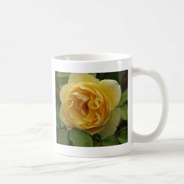 Gelbe Rose Tasse (Rechts)