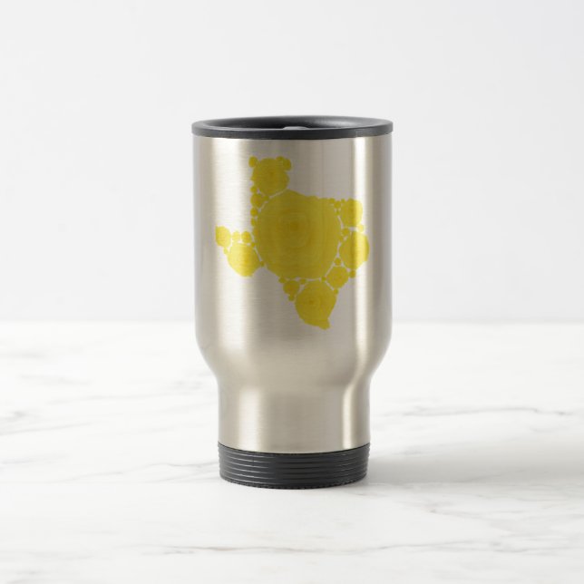 Gelbe Rose von Texas Reisebecher (Mittel)