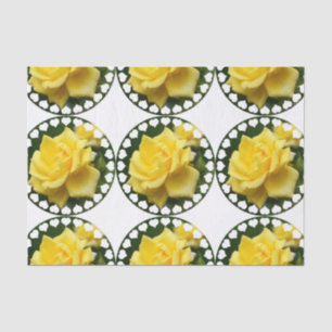 Gelbe Rose von Texas Seidenpapier