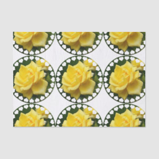 Gelbe Rose von Texas Seidenpapier