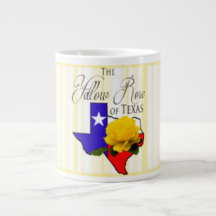 GELBE ROSE VON TEXAS-TUNNEL-BOHRWAGEN 20 UNZE. Jumbo-Tasse