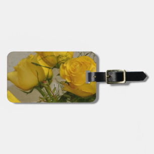 Gelbe Rosen Gepäckanhänger