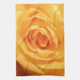 Gelbe Rosen-Knospen-Rosen-Blumen-BlumenFoto Geschirrtuch