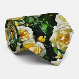 Gelbe Rosen Krawatte