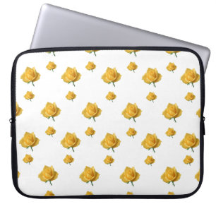 Gelbe Rosen Laptopschutzhülle