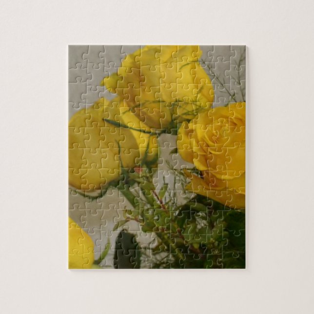 Gelbe Rosen Puzzle (Vertikal)
