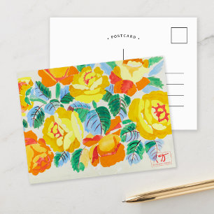 Gelbe Rosen   Raoul Dufy Postkarte