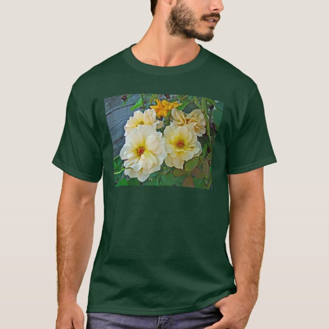 Gelbe Rosen T-Shirt (Vorderseite)