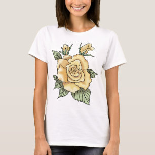 Gelbe Rosen T-Shirt