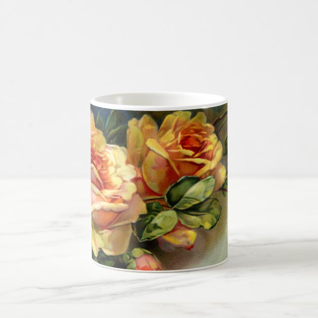 Gelbe Rosen Tasse (Mittel)