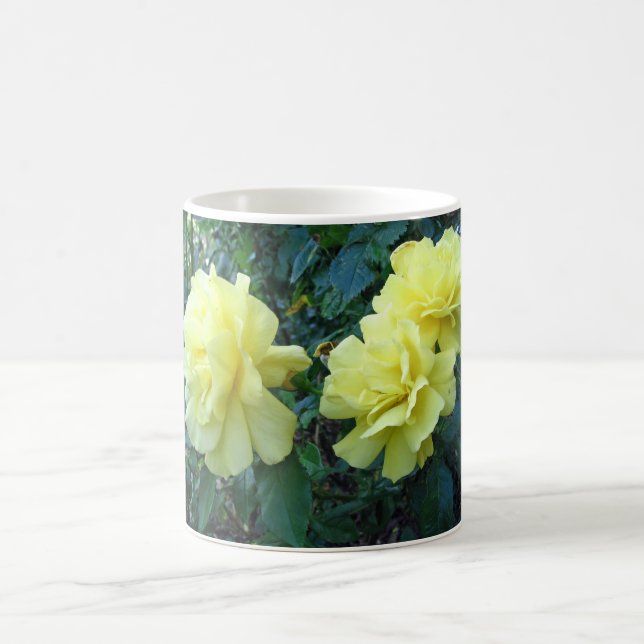 Gelbe Rosen Tasse (Mittel)