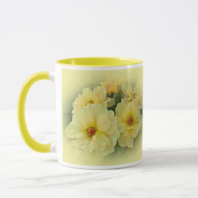 Gelbe Rosen Tasse (Links)