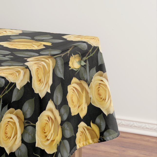 Gelbe Rosen  Tischdecke (Beispiel)
